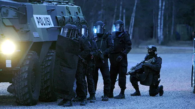 The action of the Finnish police on the threat - My, Finland, Threat, Safety, Mat