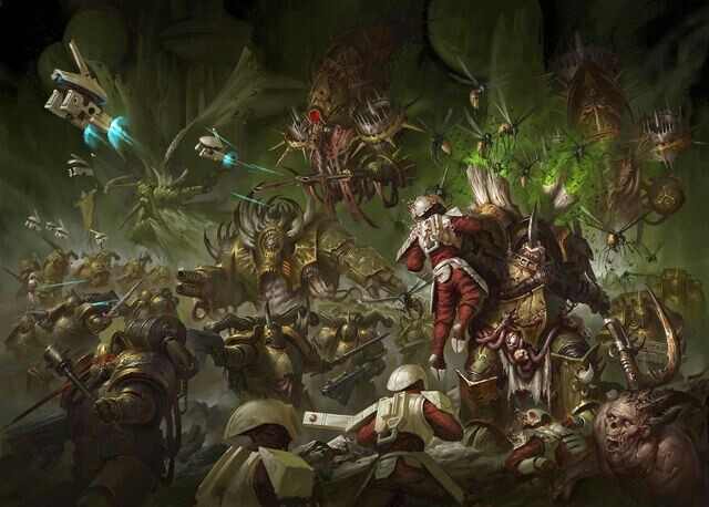 Тифус - Warhammer 40k, Warhammer 30k, Warhammer, Horus Heresy, Death Guard, Chaos Space marines, Длиннопост