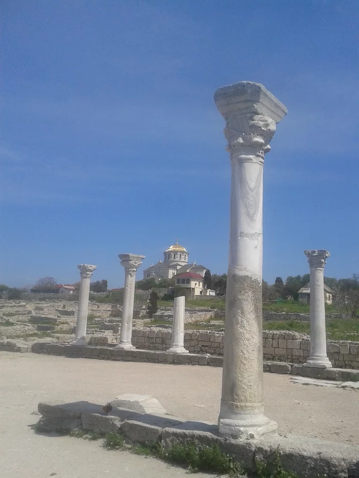 Chersonese Tauride - My, Crimea, Crimea is ours, Sevastopol, Sea, Black Sea, Chersonesos, Museum, Excavations, Longpost