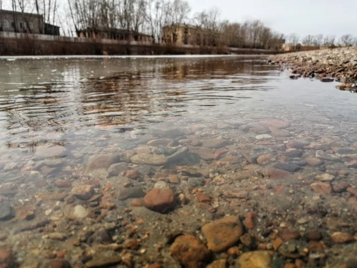 The ice is melting - My, River, Chita, Longpost