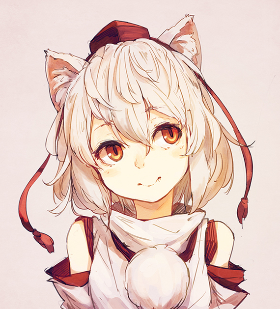 Momiji Inubarashi - Anime, Touhou, Anime art, Longpost, Inubashiri momiji