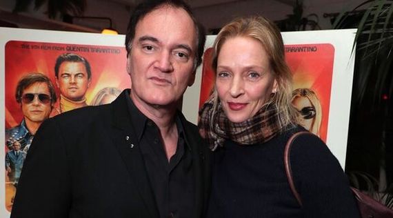 Birthday Quentin Tarantino and Uma Thurman at the premiere of Once Upon a Time in Hollywood 2019 - Quentin Tarantino, Uma Thurman, Once Upon a Time in Hollywood, , Birthdays