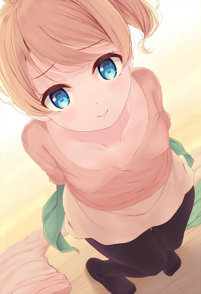 Loli girl - Anime, Art, Anime art, Anime original, Girls, Loli, Blue eyes