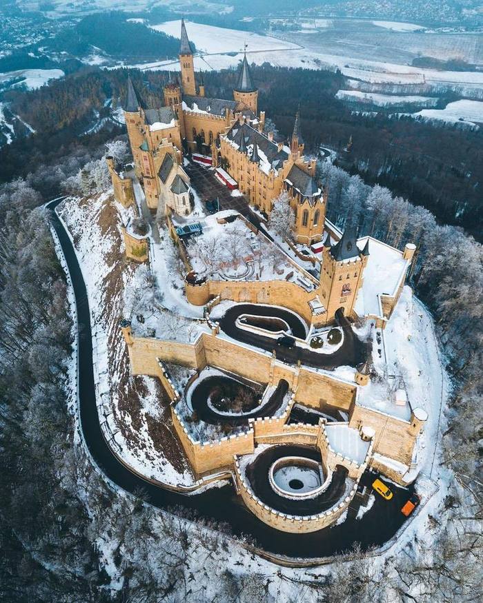 Hohenzollern Castle - Lock, Germany, Architecture, Hohenzollern Castle