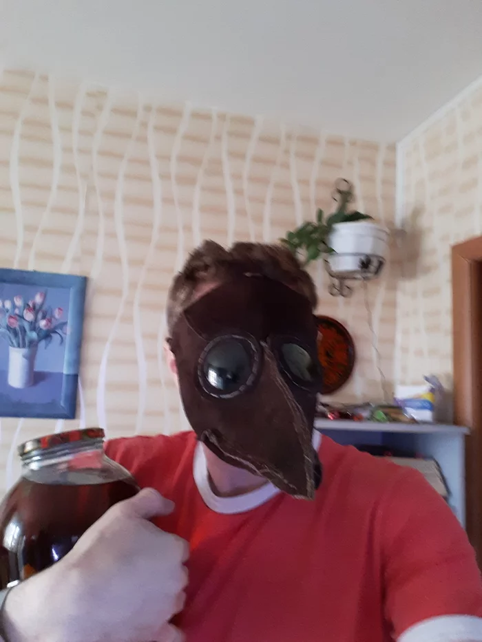 Well, something like this - My, Virus, You shall not pass, Plague Doctor Mask