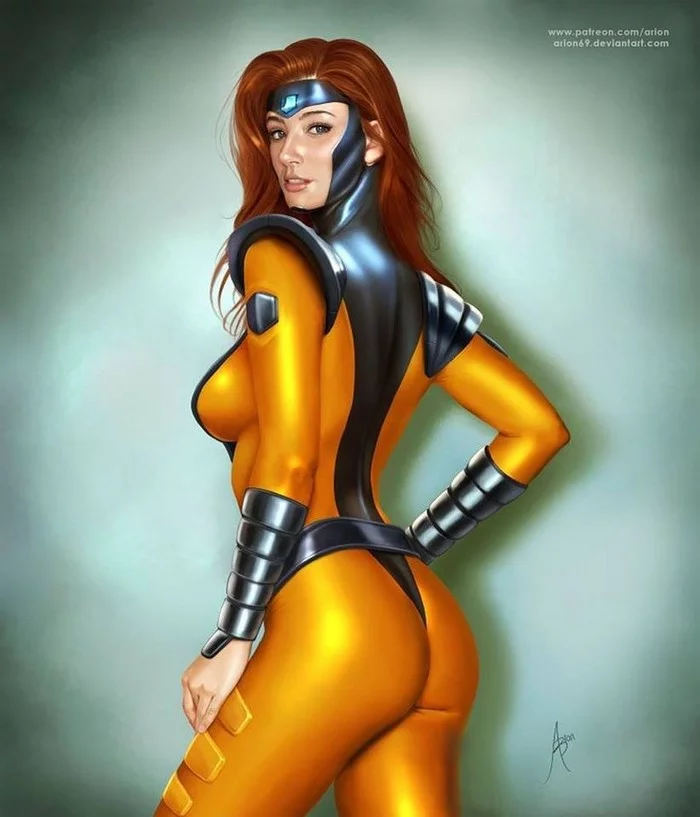 Jean Grey - Art, Drawing, Marvel, X-Men, Jean Grey, Mutant, Telepath, Arion69