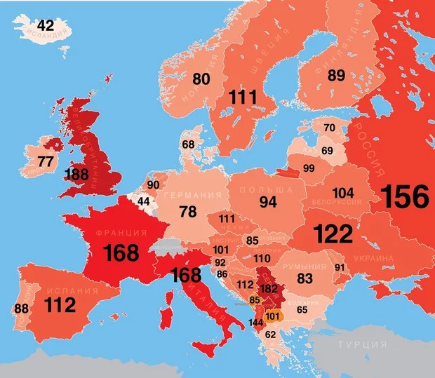 Европа в инфографике - Карты, Инфографика, Картинки, Разное, Длиннопост