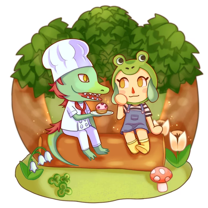 Animal Crossing - My, Animal crossing, Milota, Animals, Art