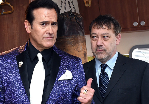 Ash with the creator - Bruce Campbell, Sam Raimi, Evil Dead, It Was-It Was