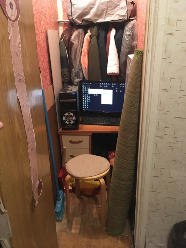 Man's lair (no) - My, Closet, Computer, Own hut