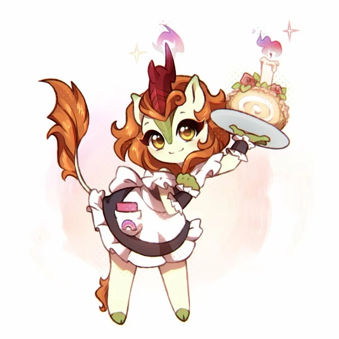 Cutie kirin - My little pony, MLP Kirin, Autumn blaze, Housemaid