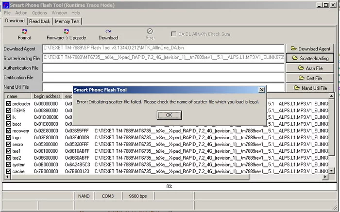 Need help with firmware for TEXET TM-7889 tablet (X-pad RAPID 7.2 4G) - Texet, Android, Longpost, Tablet, Firmware