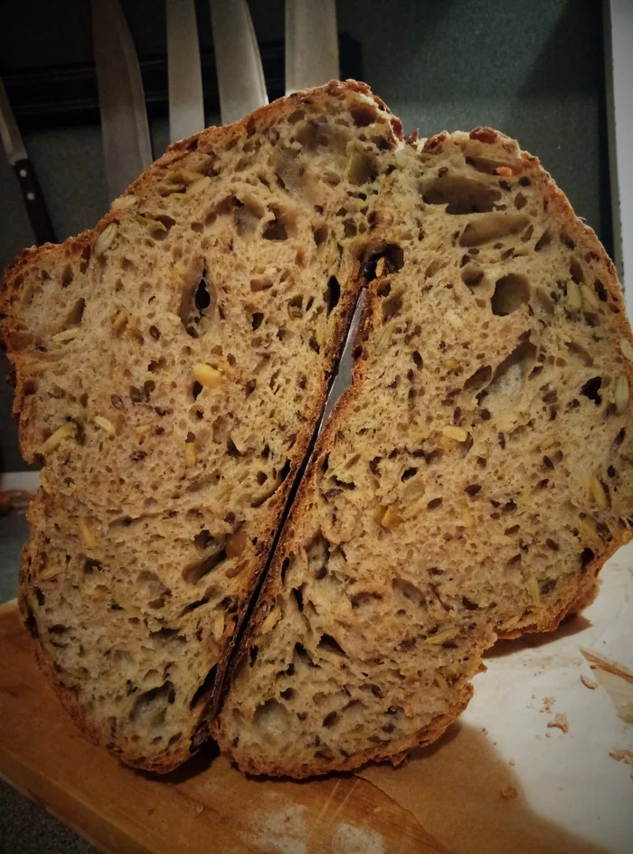 Big bread)) - My, Bread, Cooking, Longpost, Recipe