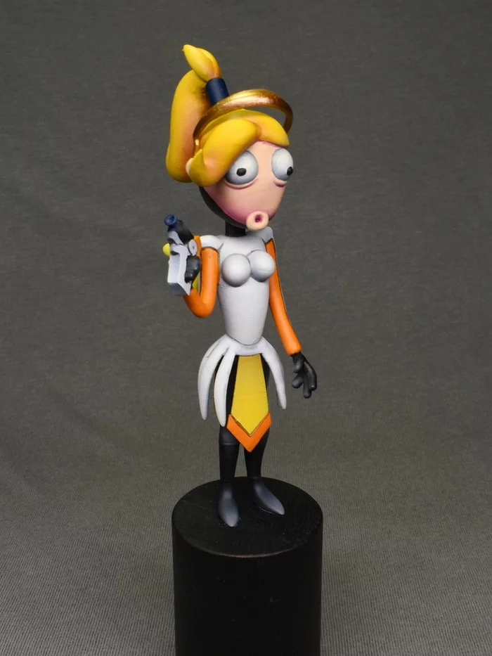 Mercy figurine from the OVERWHAT video - My, Arhybes, Mercy, Overwatch, Figurines, 3D печать, Longpost