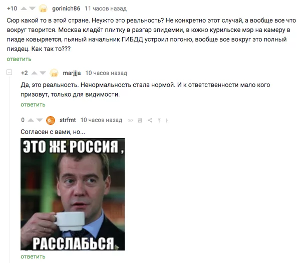 Well, how is that? - Politics, Russia, Negative, Screenshot, Comments, Mat