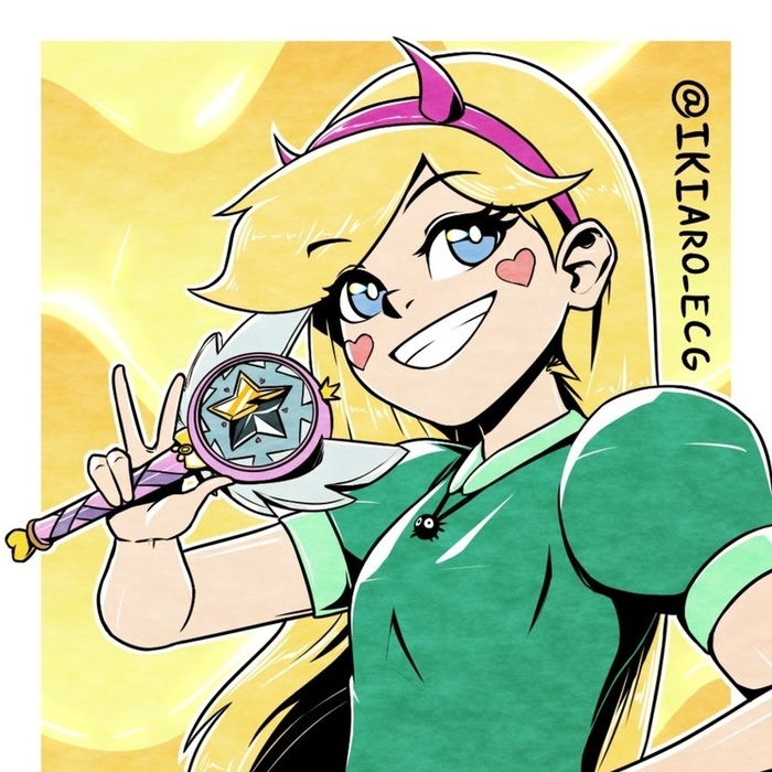 Стар против сил зла.Арт (Улыбка)