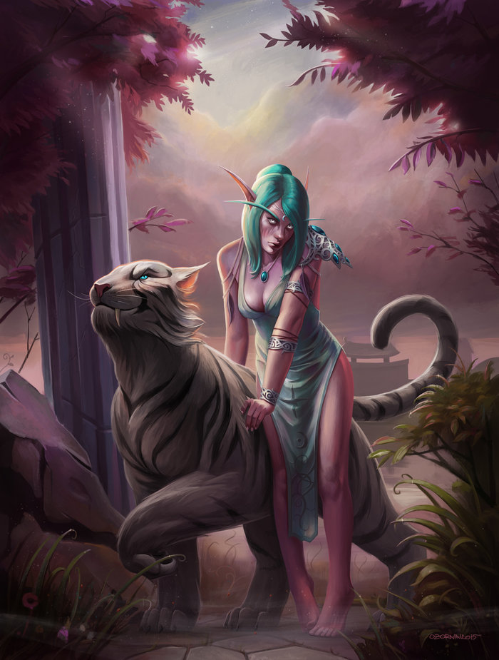 Tyrande Whisperwind , Warcraft, World of Warcraft,   , Ilya Ozornin