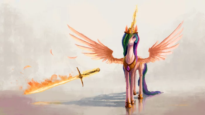 Sunny horse - My little pony, PonyArt, Princess celestia, Plainoasis