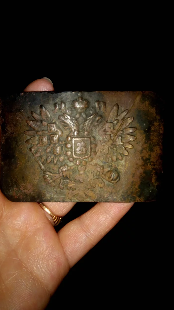 Tell me who knows anything about this buckle? - My, Treasure hunt, Found things, Longpost