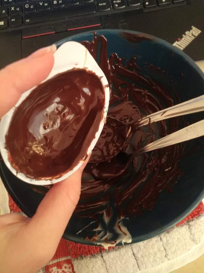 Шоколадные яйца, недорого - Моё, Еда, Кулинария, Рецепт, Пасха, Карантин, Шоколад, Длиннопост