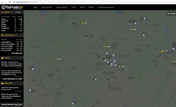    , , , , , Flightradar24