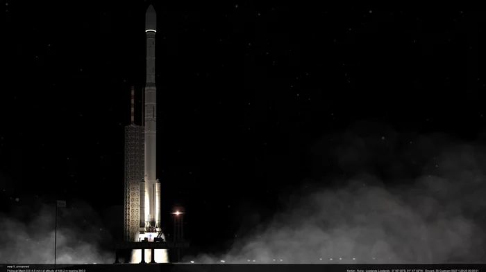 Astratea. Stage 3. 4 years before. (Kerbal Space Program, career with JNSQ) - My, Kerbal space program, Games, Space, Longpost