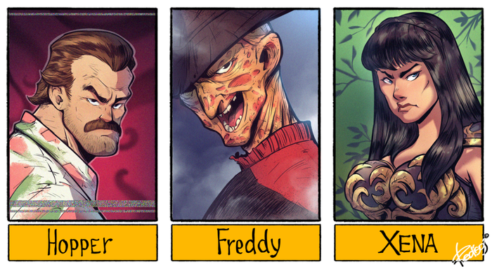 Хоппер, Фредди, Зена