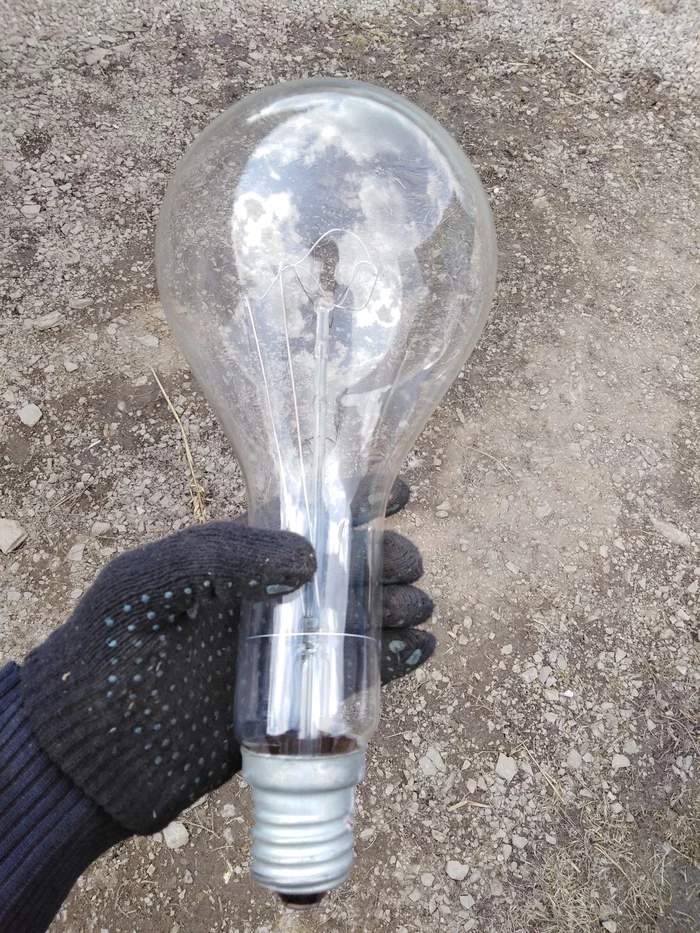 Pikabushnik's light bulb - My, Incandescent lamp, Found things, Longpost