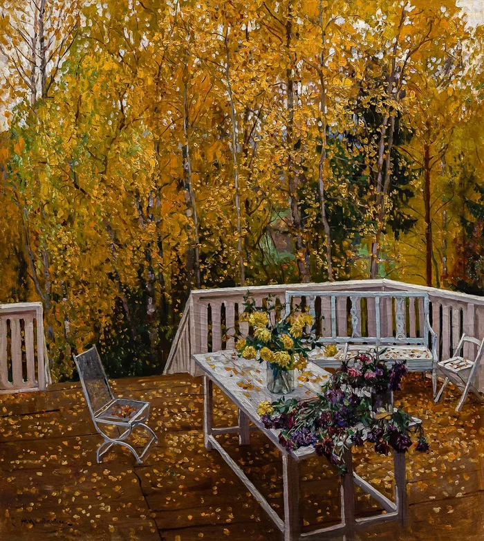 Autumn - Painting, Autumn, Leaves, Art
