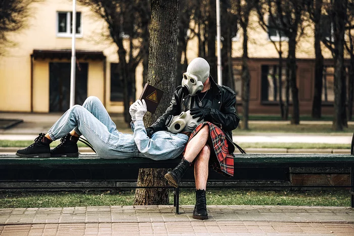 Если свадьба выпала на пандемию Коронавирус, Фотография, Любовь, Смоленск, Противогаз, Длиннопост