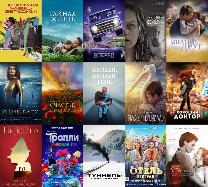 What was released in Russian film distribution in March 2020 - Movies, Movies of the month, March