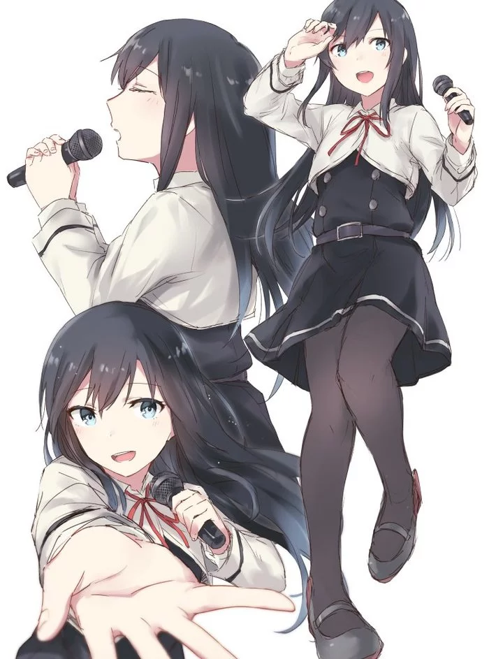 Idol Asashio - Kantai Collection, Аниме, Anime Art, Asashio