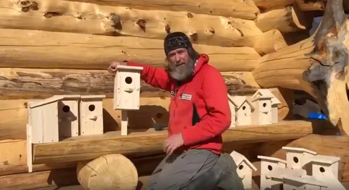 Where is Fyodor Konyukhov? Builds birdhouses - Self-isolation, Chelyabinsk, Fedor konyukhov, Russia, Birdhouse