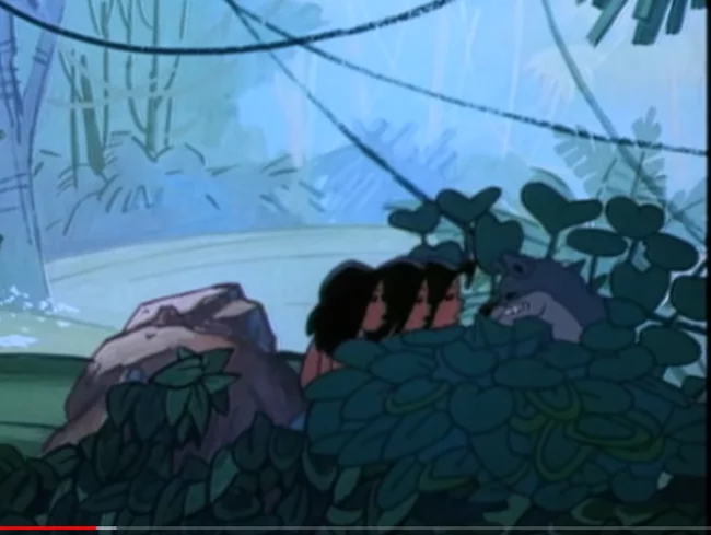 Three Mowgli - Bloopers, Soviet cartoons, Mowgli