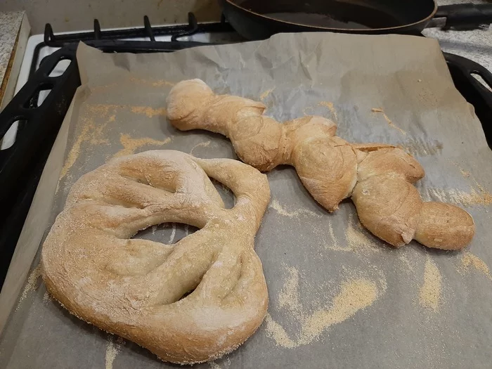 Baguettes recipe from @walery50 - My, Bread, Dough, Recipe, Longpost