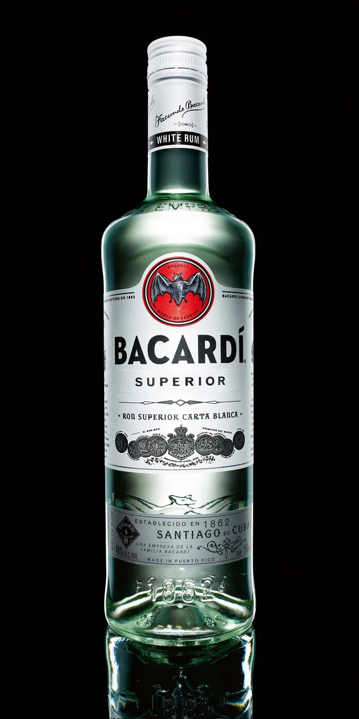 Symbol of self-isolation - Bacardi, Coronavirus, Alcohol