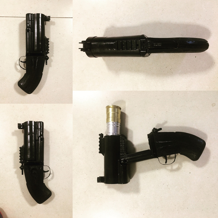 3д отпечатанный тагомет. M79 mini