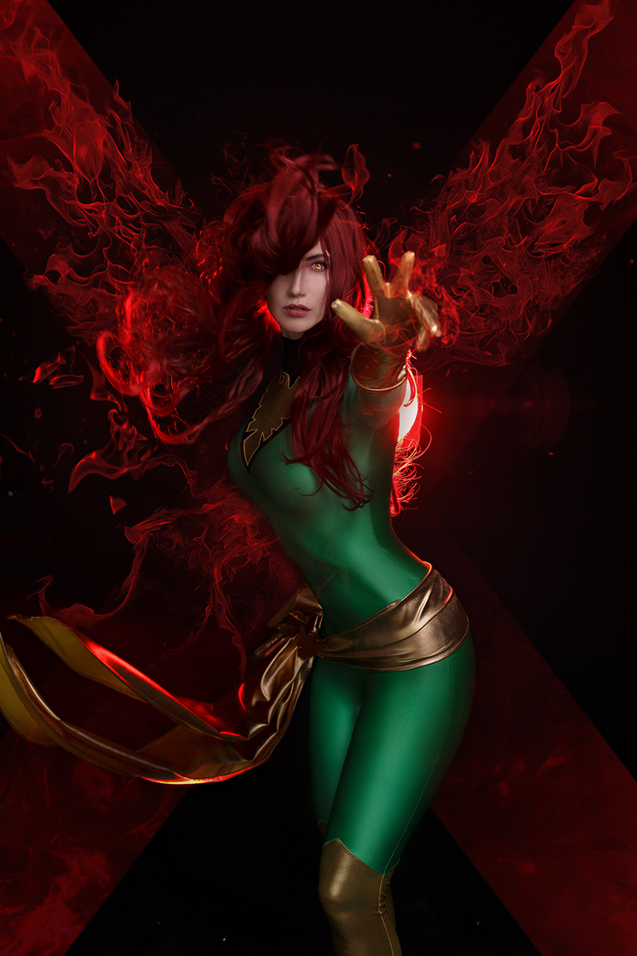 Jean Grey : I'm the Phoenix rising from the ashes [ Cosplay Art ]  ,  , Marvel, , , , 