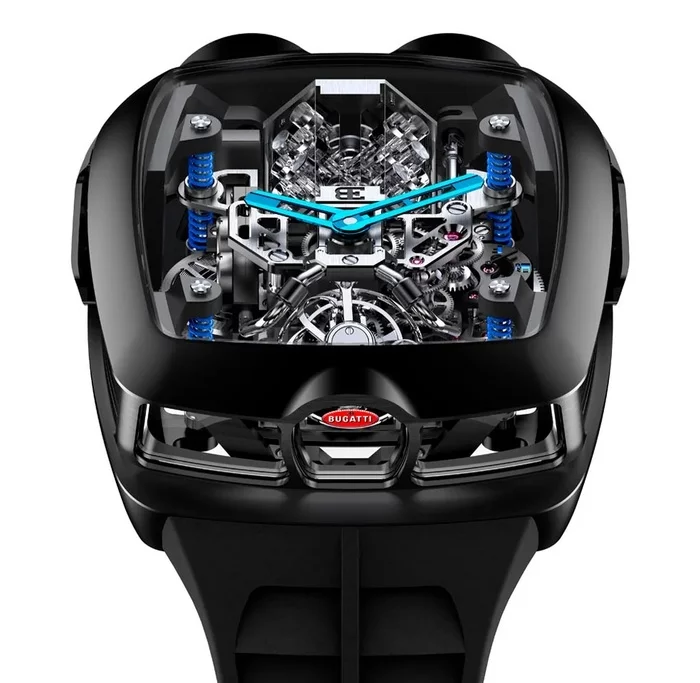 Jacob & Co. packed the Bugatti Chiron engine into a watch - Wrist Watch, Bugatti, Bugatti Chiron, Longpost