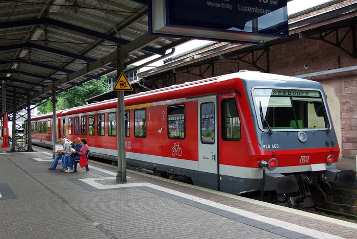 Die Bahn. Trier - My, Railway, A train, Railway station, Deutsche Bahn, Germany, Trier, Longpost
