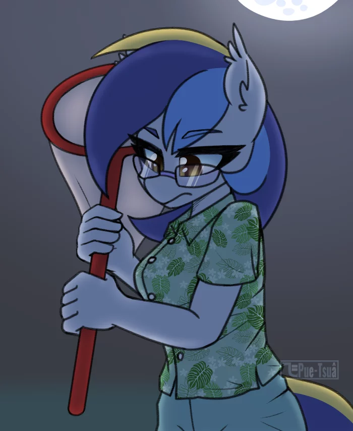 Catches tarantulas - My little pony, Batpony, Anthro, Crossover, Animal crossing, Original character, Puetsua