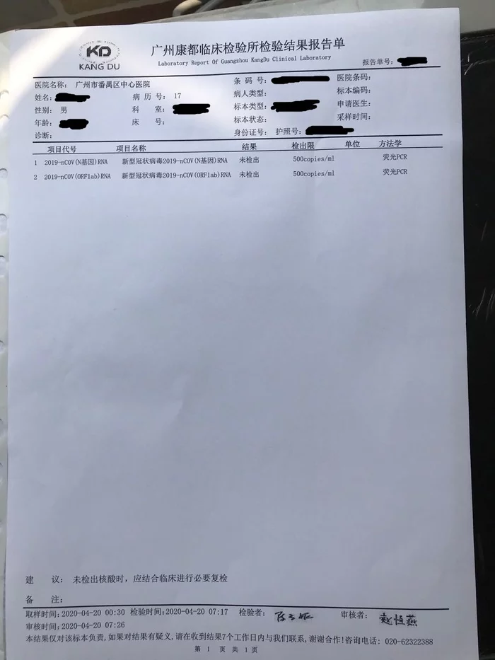 Test for COVID-19 in China, or how I almost ended up in the hospital - My, Coronavirus, China, Virus, Test, Longpost