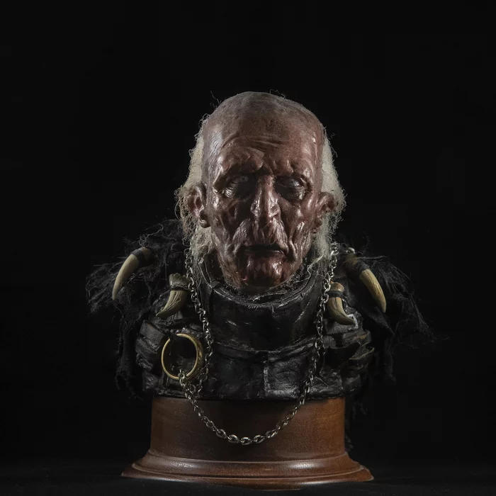 Grishnakh di-ay-wi) - My, Scale model, Sculpture, Bust, Lord of the Rings