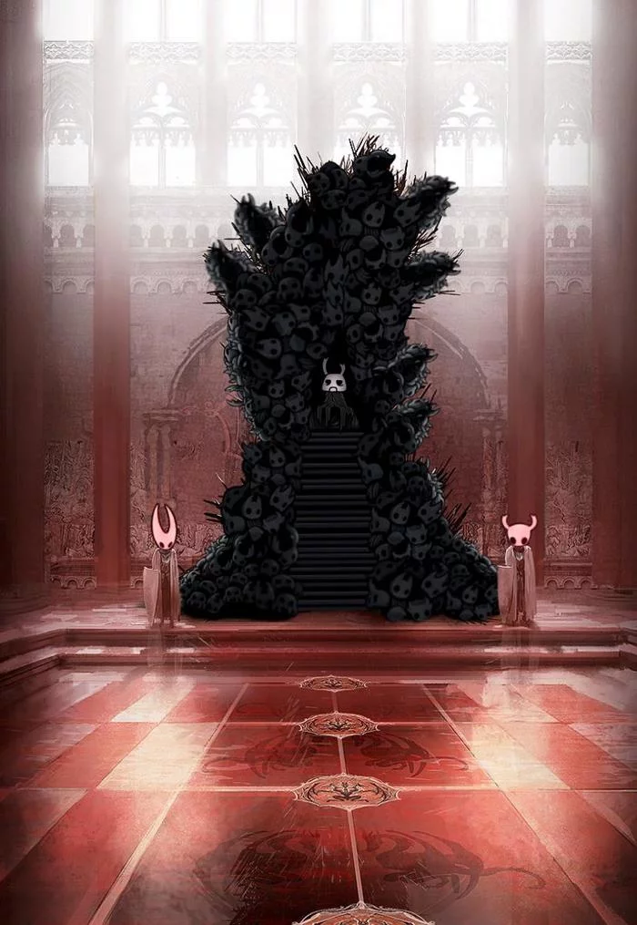 Zot the Mighty on his hollow throne - Hollow knight, Game of Thrones, Crossover, Games, Crossover