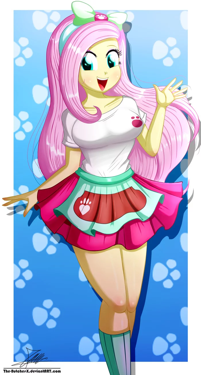 Fluttershy's Pet Project - My little pony, Equestria girls, Fluttershy, Thebutcherx