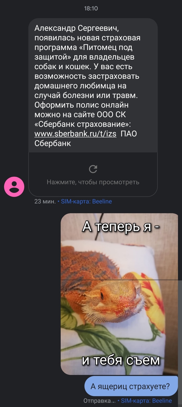 Страхование животных от Спермбанка