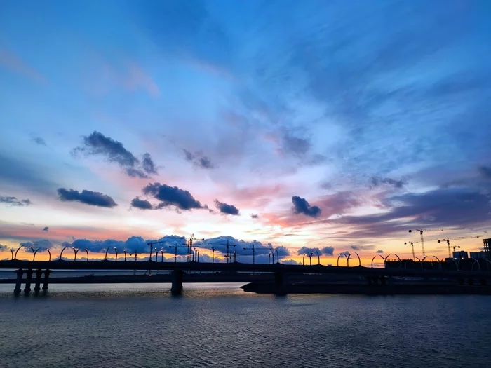 Петербург. Закат - Моё, Небо, Закат, Фотография