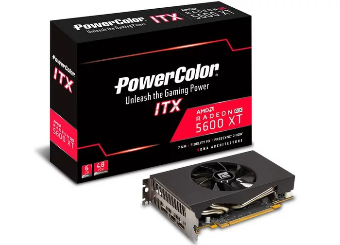 PowerColor has prepared a compact Radeon RX 5600 XT ITX video card - AMD Radeon, Gddr6, Video card