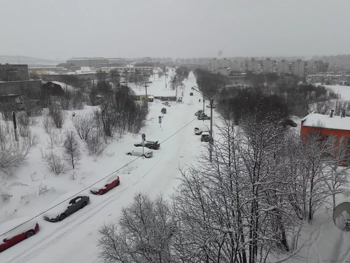 Spring - My, Murmansk, The photo, Weather, Snow