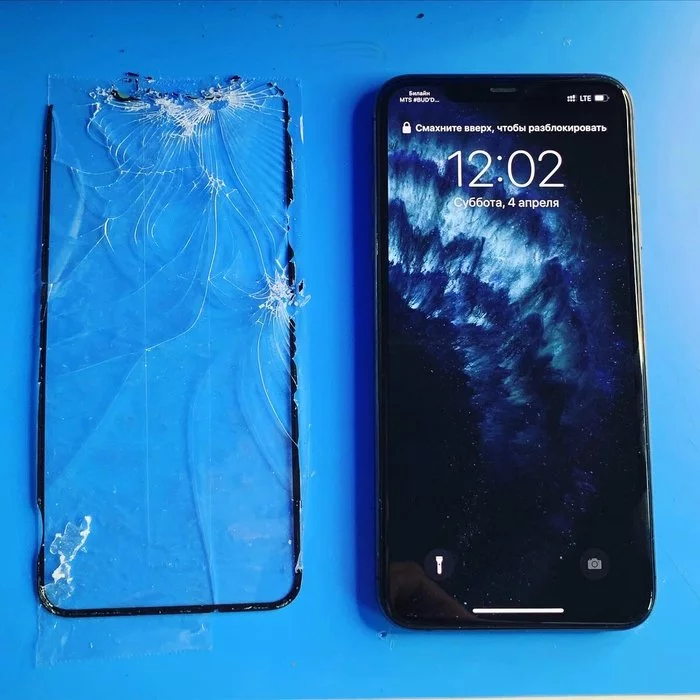 Как я заменил стекло iPhone Pro Max (ФОТО) - Моё, iPhone, Apple, Ремонт техники, Гифка, Видео, Длиннопост